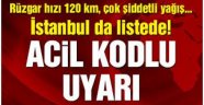 Meteoroloji kasırga için acil koduyla uyardı!