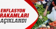 Enflasyon rakamları açıklandı