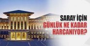 Cumhurbaşkanlık Sarayı için günlük ne kadar harcanıyor?