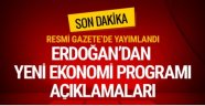 Erdoğan'dan yeni ekonomi programı