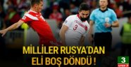 A Milli Takımımız Rusya'ya 2-0 mağlup oldu