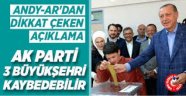 'Yerel seçimde AK Parti büyükşehirleri kaybedebilir!