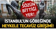 Türkiye'nin ilk balerininin heykeline tecavüz girişimi