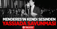 Menderes'in kendi sesinden Yassıada savunması VİDEO