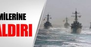 ABD savaş gemilerine füzeli saldırı