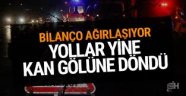 Bayram tatilinin ilk 6 gününde yollar kan gölüne döndü: 62 ölü, 313 yaralı