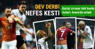 Beşiktaş Galatasaray'ı tek golle devirdi