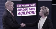 Clinton ile Trump arasındaki fark açılıyor!