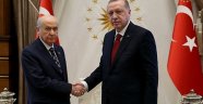 Cumhurbaşkanı Erdoğan ile Devlet Bahçeli'nin görüşmesi sona erdi