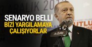 Erdoğan: Boyun eğmedik diye bizi yargılamaya çalışıyorlar