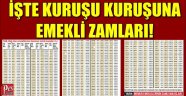 Hangi emekli kaç lira alacak? İşte kuruşu kuruşuna yeni maaşlar...