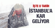 İstanbul'a kar geliyor tarih belli oldu