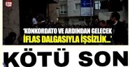  "Konkordato ve ardından gelecek iflas dalgasıyla işsizlik..."