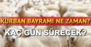 Kurban Bayramı kaç gün tatil olacak?