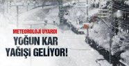 Meteoroloji uyardı! Kar yağışı kapıda