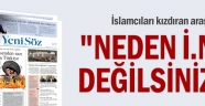 "Neden i.ne değilsiniz"