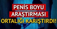 Penis boyu araştırması ortalığı karıştırdı!