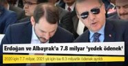 Recep Tayyip Erdoğan ve Berat Albayrak'a 7.8 milyar yedek ödenek