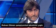 Rıdvan Dilmen: Sezon Sonunda Beşiktaş Şampiyon Olur