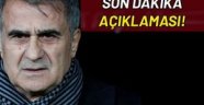 Şenol Güneş'ten son dakika açıklaması