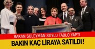 Süleyman Soylu'nun yaptığı resim 500 bin liraya satıldı