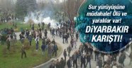 Sur yürüyüşüne izin verilmedi Diyarbakır karıştı!