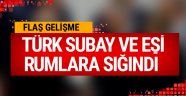 Türk subay eşiyle birlikte Rumlara sığındı