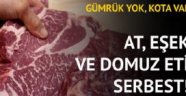 Türkiye, Bosna Hersek'ten eşek ve domuz eti ithal edecek!