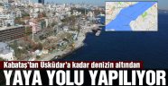 Üsküdar Kabataş arası yaya ve Bisiklet yolu