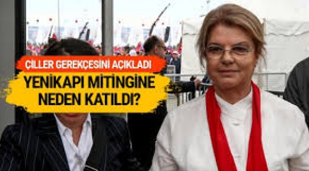 Tansu Çiller AK Parti mitingine neden katıldı?