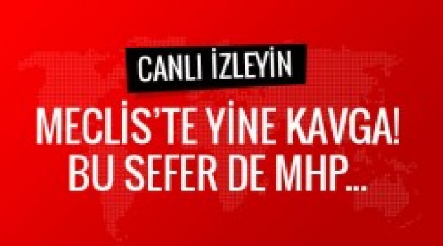 TBMM'de yine büyük kavga!
