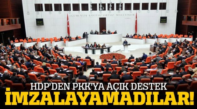 Teröre karşı ortak bildiriye HDP imza atmadı