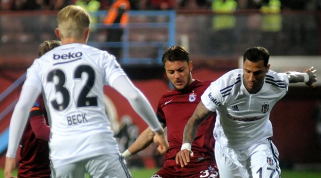 Trabzonspor 0-2 Beşiktaş Lider Karakartal