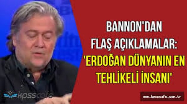 Trump In Eski Bas Stratejistinden Erdogan Yorumu Dunyanin En Tehlikeli Adami Pressturk