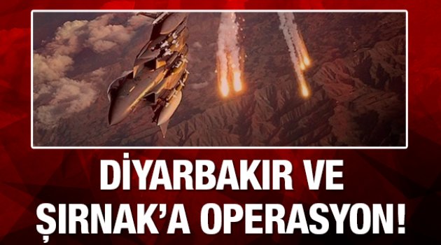 TSK'dan Diyarbakır ve Şırnak'ta operasyon!