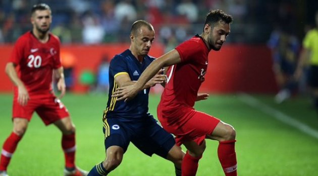 Türkiye,Bosna Hersek'le  0-0 berabere kaldı
