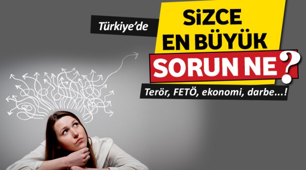 Türkiye'de ana sorun terör