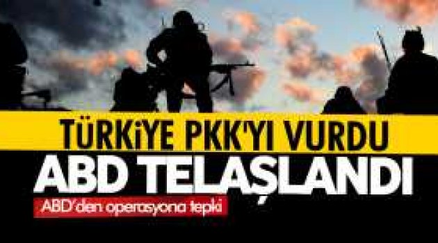 Türkiye PKK'yı vurdu, ABD telaşlandı