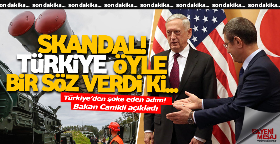 Türkiye'den ABD'ye skandal S-400 sözü!