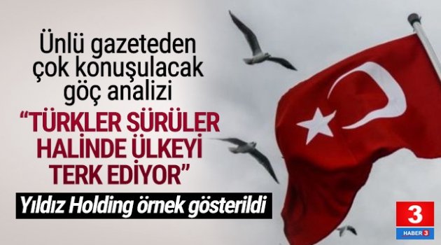 'Türkler sürüler halinde ülkeyi terk ediyor''