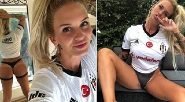 Ünlü model Natasha Thomsen'in Beşiktaş aşkı!