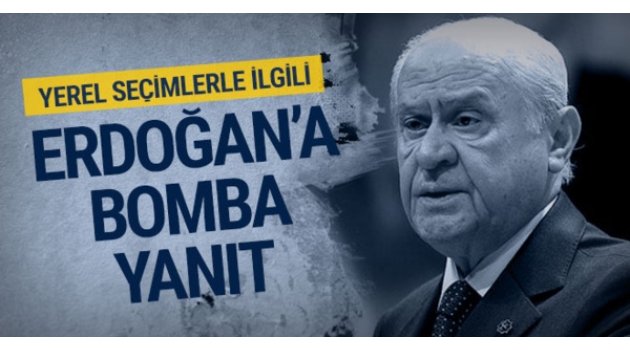 Yerel seçimle ilgili bomba sözler