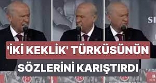 Devlet Bahçeli'nin 'İki Keklik' Türküsünün Sözlerini Karıştırdığı Anlar Sosyal Medyada Viral Oldu