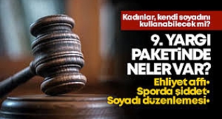   9. YARGI PAKETİNDEN MÜJDELER...